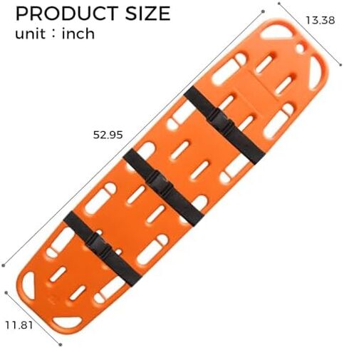 Child Spine Board Stretcher - Portable Backboard for Emergency Rescue, Lightweight PE Plastic Patient Transport, Ideal for Ambulance and Immobilization in Saudi Arabia