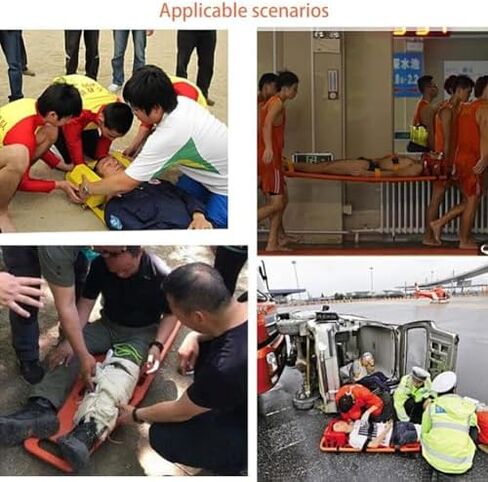 Lifeguard Spine Board - Lightweight Portable Float Stretcher, Durable Plastic Backboard, 350Lb Capacity, Essential Rescue Equipment for Water Safety in Saudi Arabia