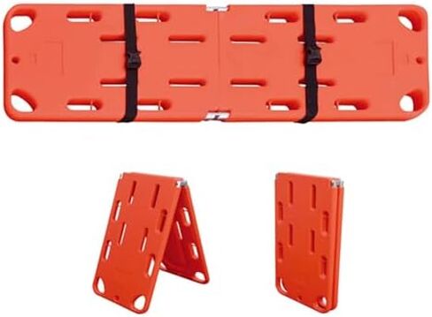 Emergency Rescue Spine Board - Foldable Water Floating Stretcher with 350lbs Capacity and Seat Belt, Ideal for Lifeguards and Emergency Services in Saudi Arabia