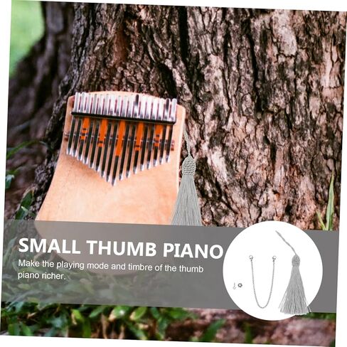 Toyvian 1Set Key Tremolo Chain for Thumb Piano Durable Kalimba Accessory Easy to Install Lightweight and Compact Design for Music Lovers in Saudi Arabia