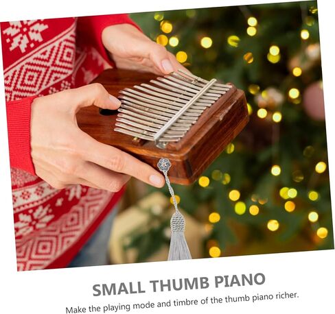 Toyvian 1Set Key Tremolo Chain for Thumb Piano Durable Kalimba Accessory Easy to Install Lightweight and Compact Design for Music Lovers in Saudi Arabia