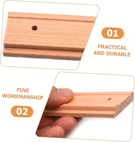 VANZACK 2 قطعة استبدال جسر البيانو الإبهام، جسر كاليمبا من الخشب الطبيعي المتين لمشاريع DIY، لمسة نهائية ناعمة، ملحقات عالية الجودة لعشاق الموسيقى in Kuwait