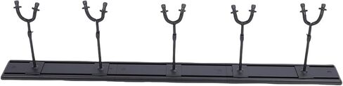 Fabater Guitar Wall Mount, 5 Adjustable Hooks 270 Degree Rotation Space Saving Multi Guitar Stand, Rack with Aluminum Rail for Acoustic Electric Bass Ukulele in Saudi Arabia