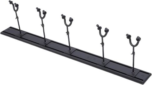 Fabater Guitar Wall Mount, 5 Adjustable Hooks 270 Degree Rotation Space Saving Multi Guitar Stand, Rack with Aluminum Rail for Acoustic Electric Bass Ukulele in Saudi Arabia