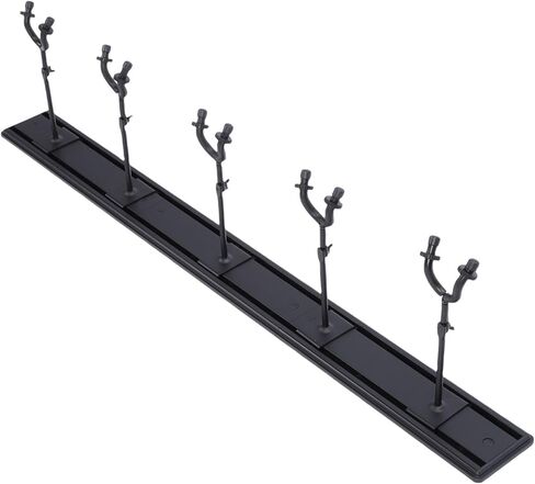 Fabater Guitar Wall Mount, 5 Adjustable Hooks 270 Degree Rotation Space Saving Multi Guitar Stand, Rack with Aluminum Rail for Acoustic Electric Bass Ukulele in Saudi Arabia