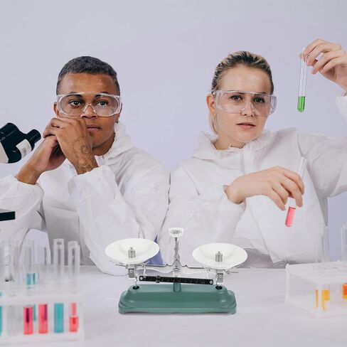 TIDTALEO Laboratory Three-Rod Balance Scale with Weights Precise Scientific Measurement Tool for Teaching Experiments Educational Physics Tool in Saudi Arabia