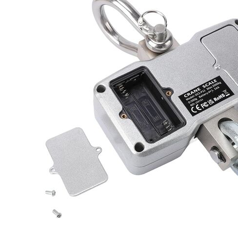 Fockety Digital Crane Scale, 2000kg 4400lbs Industrial Hanging Scale LCD Display Crane 0.8 Inch 5 Digit Mini with Hooks for Farm Fishing Outdoor in Saudi Arabia