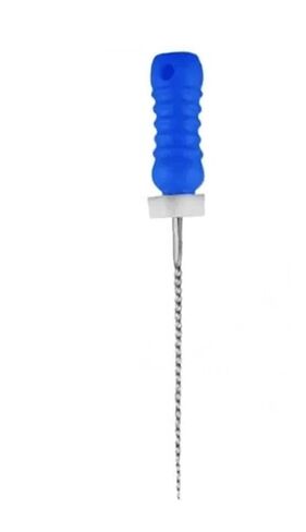 Mani MK2830 K-File with Plastic Handle & Endo Stop 28mm 0.02 Taper #30 Blue 6/Pk in Kuwait