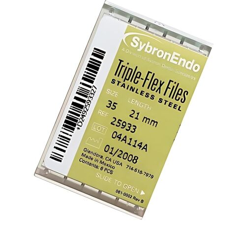 Kerr Dental 25929 Triple Flex Endodontic Files #15 21mm 6/Pk in Kuwait