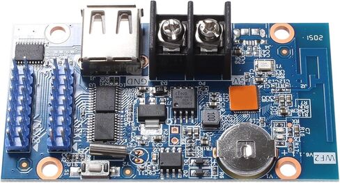 HD-WF2 Asynchronous 768Wx64H Pixels 2XHUB75 RGB Seven Color Small LED Display WiFi Control Card, 500340046 in Kuwait