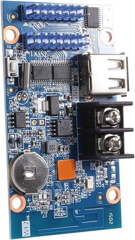 HD-WF2 Asynchronous 768Wx64H Pixels 2XHUB75 RGB Seven Color Small LED Display WiFi Control Card, 500340046 in Kuwait