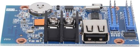 HD-WF2 Asynchronous 768Wx64H Pixels 2XHUB75 RGB Seven Color Small LED Display WiFi Control Card, 500340046 in Kuwait