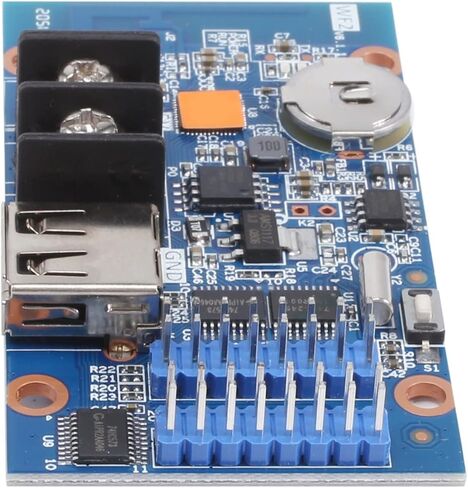 HD-WF2 Asynchronous 768Wx64H Pixels 2XHUB75 RGB Seven Color Small LED Display WiFi Control Card, 500340046 in Kuwait