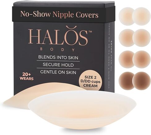 Adhesive Silicone Nipple Covers – Reusable Nipple Cover Pasties for Sensitive Skin Women with Keepsake Box in Kuwait