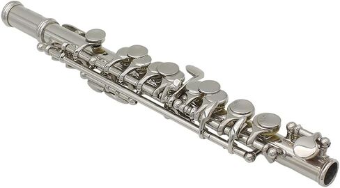 Practical Piccolo Silverplated Piccolo for Piccolo Players for Performance (Silver) in Kuwait