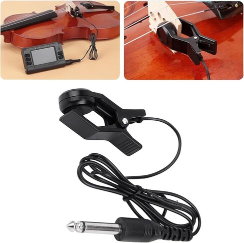 Universals Guitar Acoustics Pickup Clip On Contact Microphones Piezo Pickup for Acoustics Guitar Violins Ukuleles Banjos in Kuwait