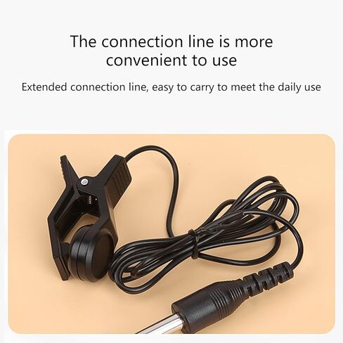 Universals Guitar Acoustics Pickup Clip On Contact Microphones Piezo Pickup for Acoustics Guitar Violins Ukuleles Banjos in Kuwait