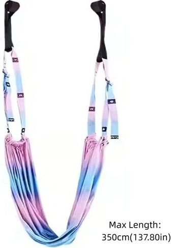 Aerial Yoga Hammock Swing Anti-Gravity Gym Training Device Adjustable Women Aerial Yoga Strap Aerial Yoga Stretching Strap Wall Practice in Kuwait