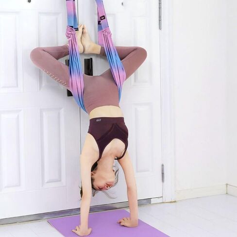 Aerial Yoga Hammock Swing Anti-Gravity Gym Training Device Adjustable Women Aerial Yoga Strap Aerial Yoga Stretching Strap Wall Practice in Kuwait