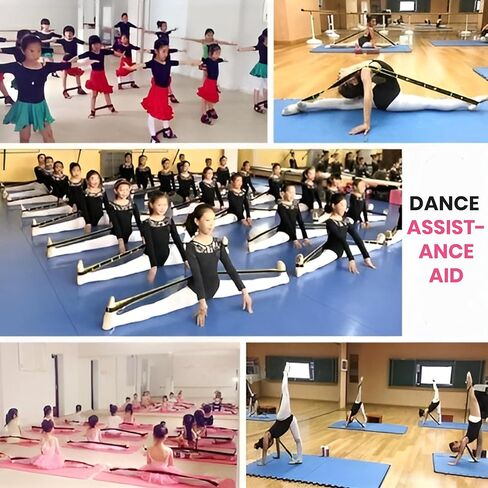 Stretching Strap - Yoga Stretch Belt with 8 Loops, Multi-Segment Design & Storage Bag - Elastic Exercise Strap for Physical Therapy, Home Workout, Pilates in Saudi Arabia