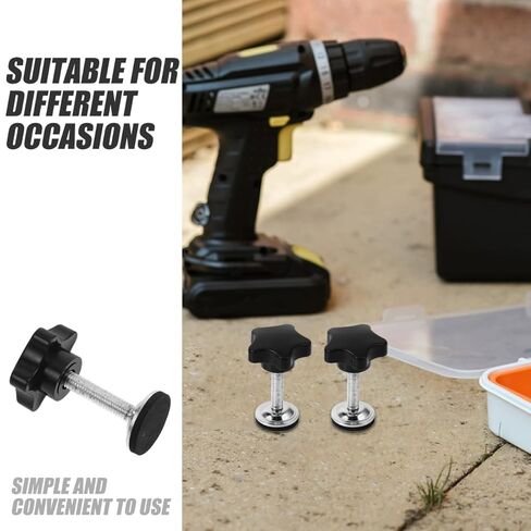 Gatuida Adjustable Pressure Plate Screw Set 4pcs Hand Knob Tightening Screws for Vise in Saudi Arabia