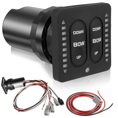 15170-001 Trim Tab Switch LED Integrated Indicator Tactile Kit with Pigtail Replacement Fit for Lenco Marine Single Actuator System in Saudi Arabia
