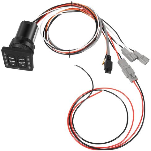 15170-001 Trim Tab Switch LED Integrated Indicator Tactile Kit with Pigtail Replacement Fit for Lenco Marine Single Actuator System in Saudi Arabia