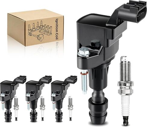 UF680 Ignition Coil Pack 4 Pcs fit For Buick Envision LaCrosse Regal, For Cadillac ATS CT6 CTS,For Chevrolet Camaro, For GMC Acadia Canyon Terrain,2.0L 2.4L 2.5L,12627120 12687140 5C1884 C1827 in Saudi Arabia