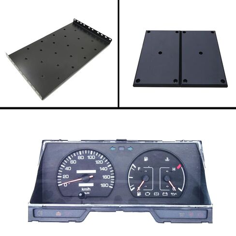 2Pack Black ABS Plastic Sheet 16" x 20" x 1/8" Thick Black Rigid Thermoplastic Sheet (Upgrade Surface) 3MM Flexible High Tensile Large ABS Moldable Plastic Panel for Crafts, DIY, Signs in Kuwait