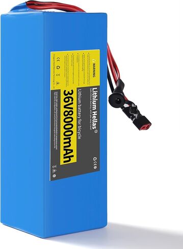 52V 20Ah Ebike Battery 1 Pack, 52 Volt Electric Bike Battery Replacement with 2A Fast Charger, T-Plug, 30A BMS (US Stock) in Kuwait