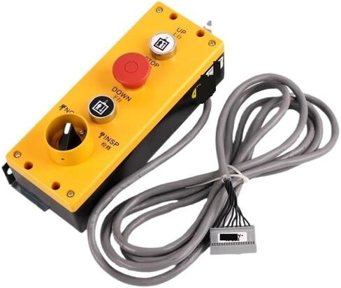 صندوق فحص المصعد 434031 57635405 57635400 مقبض صندوق التفتيش العلوي زر إيقاف الطوارئ 3300(55504040) in Kuwait