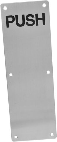 Lurrose Stainless Steel Door Push Plate Fire Door Handle Plate for Commercial Use Durable and Sleek Design for Barn Doors and Heavy Traffic Areas in Saudi Arabia
