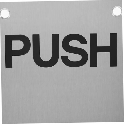 Lurrose Stainless Steel Door Push Plate Fire Door Handle Plate for Commercial Use Durable and Sleek Design for Barn Doors and Heavy Traffic Areas in Saudi Arabia