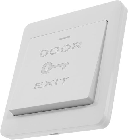 jojofuny 2Pcs Push to Exit Button Wall Panel Access Control Automatic Reset Design Easy Installation for Door Access Control in Saudi Arabia