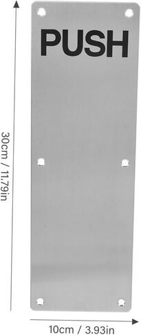 Stainless Steel Push Plate for Interior Doors Commercial Door Finger Plates Durable Door Protection Easy Installation for Enhanced Functionality in Saudi Arabia