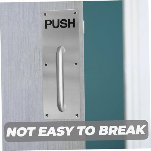 Stainless Steel Push Plate for Interior Doors Commercial Door Finger Plates Durable Door Protection Easy Installation for Enhanced Functionality in Saudi Arabia