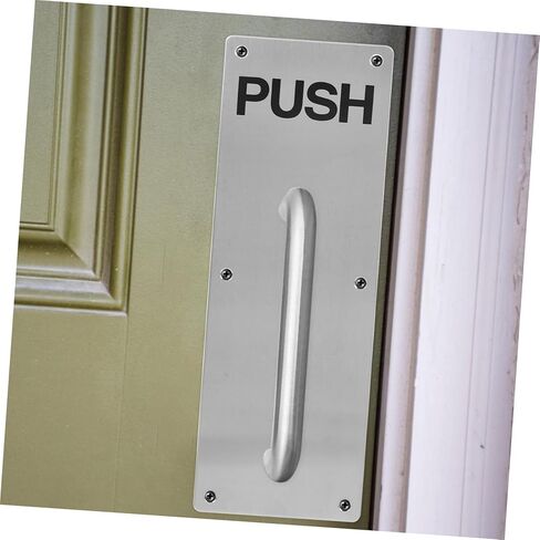 Stainless Steel Push Plate for Interior Doors Commercial Door Finger Plates Durable Door Protection Easy Installation for Enhanced Functionality in Saudi Arabia