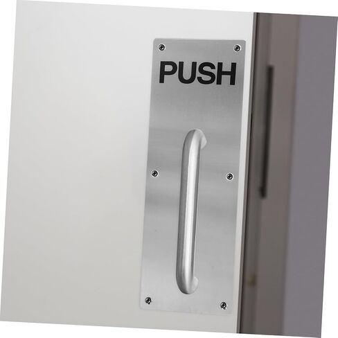 Stainless Steel Push Plate for Interior Doors Commercial Door Finger Plates Durable Door Protection Easy Installation for Enhanced Functionality in Saudi Arabia