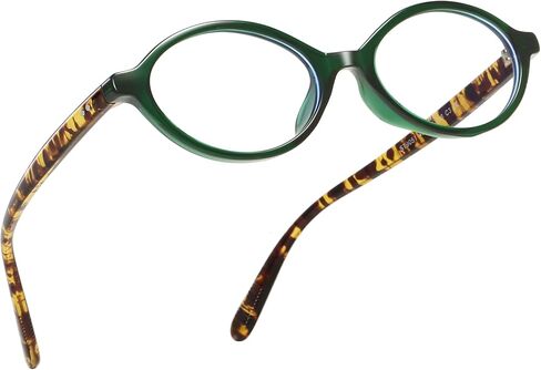 Oval Blue Light Blocking Glasses Vintage Y2K Anti Eyestrain Protection TV Computer Gaming for Women Reno in Kuwait