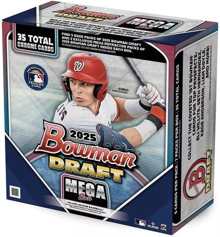 2025 Topps MLB Baseball Bowman Draft Baseball Trading Card Mega Box in Saudi Arabia