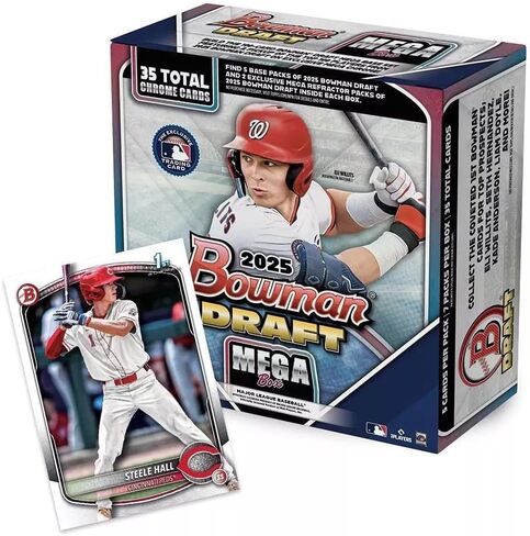 2025 Topps MLB Baseball Bowman Draft Baseball Trading Card Mega Box in Saudi Arabia