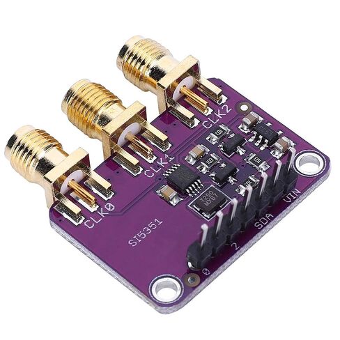 Fydun Si5351A I2C Clock Splitter Generator 8KHz to 160MHz, 3Vpp Output, Frequency, Ideal and Microcontrollers in Saudi Arabia