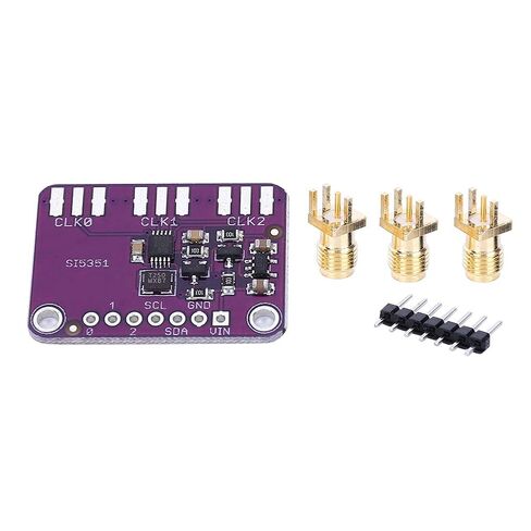 Fydun Si5351A I2C Clock Splitter Generator 8KHz to 160MHz, 3Vpp Output, Frequency, Ideal and Microcontrollers in Saudi Arabia