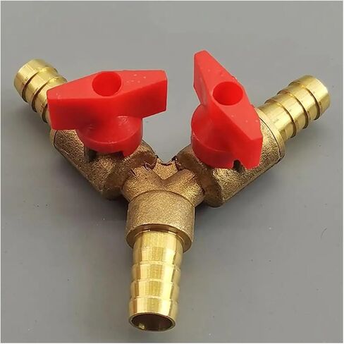 Revive Furniture 8mm 10mm 12mm Inverted Hook Y-shaped Brass Globe Valve Fittings Connector Adapter(8mm) in Saudi Arabia