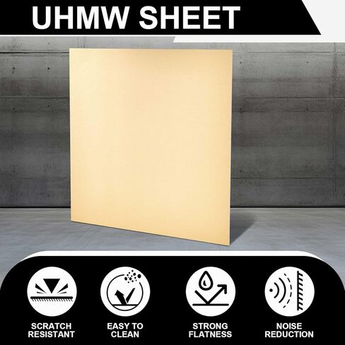 Blulu 2 Pcs Aluminum Composite Panel, 1/8" Thick Rectangle Aluminum Plastic Composite Sheet Plate for Industry Crafting Handcraft DIY Projects, Brushed Gold (36"x24") in Saudi Arabia