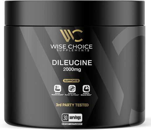Wise Choice Dileucine Peptide Supplement Powder | 2000mg Leucine Peptide for Muscle Growth & Recovery | Supports Protein Synthesis | 30 Servings in Saudi Arabia