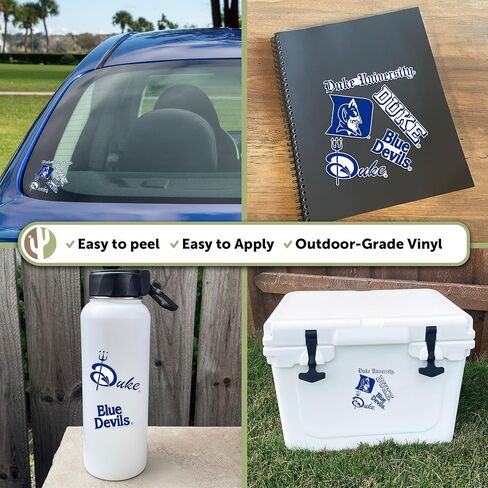 Desert Cactus Duke University Blue Devils Sticker Vinyl Decals Laptop Water Bottle Car Scrapbook T2 (Type 2-2) in Saudi Arabia