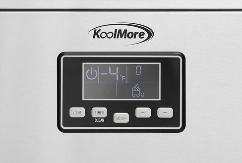 KoolMore 18 بوصة. آلة صنع الثلج التجارية، 100 رطل/24 ساعة ثلج هلالي، تخزين 30 رطل، تحت المنضدة أو قائمة بذاتها مثالية للاستخدام التجاري أو السكني، ETL مدرجة في الفولاذ المقاوم للصدأ in Saudi Arabia