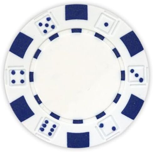 DA VINCI Dice Striped Poker Chip Set, 1,000 Heavy Weight 11.5 Gram Chips with Acrylic Display Carrier Case Case and 10 Chip Racks in Saudi Arabia