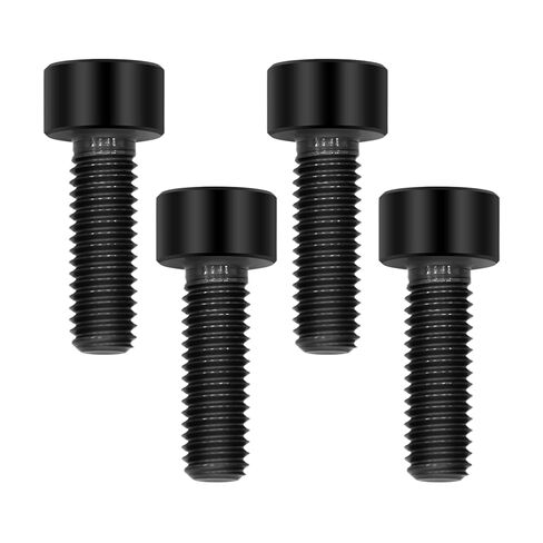 M6x25 Titanium Bolts (4PC) - Lightweight Design | Ideal for Humid/Salty Environments | Socket Head Hex Key No Washer | MTB/Motorcycle Bolts | Burnt Blue in Saudi Arabia